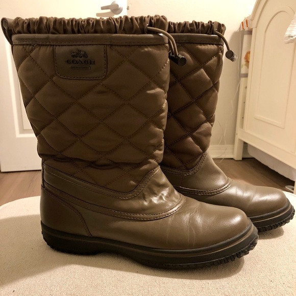 Coach Samara Cold and Rain Boots size 6.0 - Picture 2 of 7